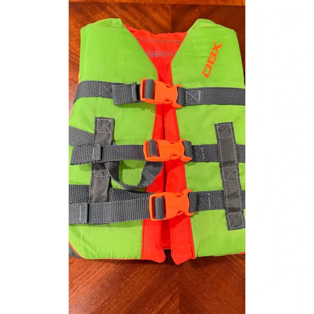 DBX US Coast Guard approved life vest personal‎ flotation device youth 50-90 lbs - Picture 2 of 6